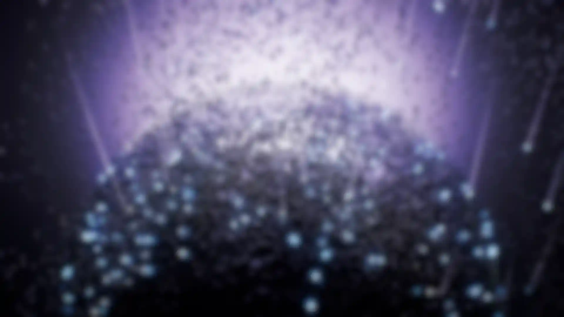 Intricate 3D sphere model with particle effects, showcasing Cinema 4D 's power in 3D modeling.